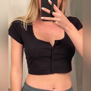 Savage Fenty sleep / lounge crop top